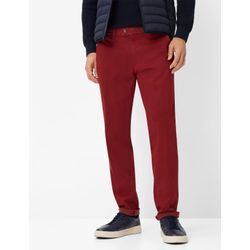 Eurex by BRAX Herren Flatfronthose Style JIM, Rot, Gr. 24