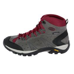 Wanderschuh BRÜTTING "Trekkingstiefel Mount Bona High" Gr. 36, grau, Veloursleder, Schuhe