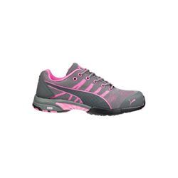 Puma 642910 Sicherheitsschuh celerity knit pink low wns S1 hro src grau/pink, 40