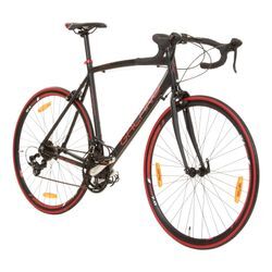 Galano Vuelta STI Rennrad 28 Zoll Damen Herren ab 150 cm Fahrrad Fitnessrad 14 Gänge schwarz/rot 62 cm