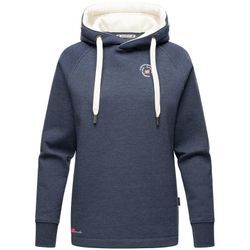 MARIKOO Damen Warmer Kapuzenpullover Pullover im Oversize Look AIRII