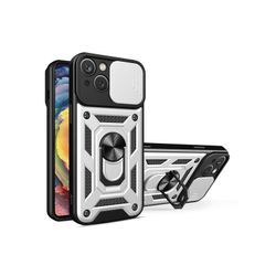 Hülle Handy Schutz für Apple iPhone 15 Plus Kamera Case Cover Tasche Etui Bumper