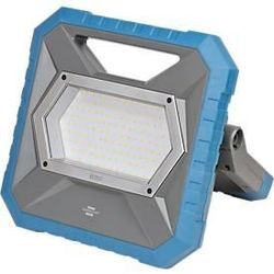 Brennenstuhl LED Hybrid Arbeitsstrahler BS 8050 MH, 82 W, Akku- und Netzbetrieb, dimmbar, 7900 lm, 5000K, IP55, L 310 x B 310 x H 180 mm, blau/grau