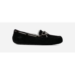 UGG® Olsen Slipper für Herren in Black, Größe 45, Veloursleder