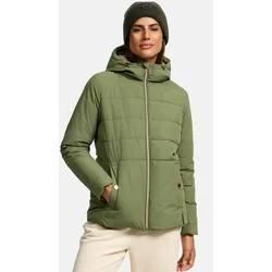 Steppjacke MARIKOO "Alemee" Gr. XL, grün (olive) Damen Jacken Mit warmen Fleecestoff im Inneren