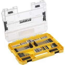 Dewalt - Set mit 85 Bohr- und Schraubendreher-Bits im robusten Koffer T-Stack DT70762