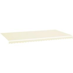 Vidaxl - Markisenbespannung Creme 6x3,5 m