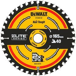 Dewalt - elite Kreissägeblatt für Akku-Handkreissägen 165 x 20mm 40 wz