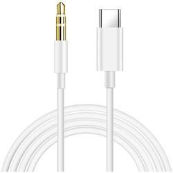 USB-C-auf-3,5-mm-Klinkenkabel, USB-C-auf-3,5-mm-Klinkenkabel, Zusatz-Autoradio-Klinkenadapter, Stereokabel, 2 m