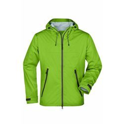 James & Nicholson Ultraleichte Softshelljacke Herren JN1098 Gr. 2XL spring-green/iron-grey