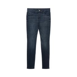 TOM TAILOR Damen Alexa Skinny Jeans, blau, Uni, Gr. 28/32