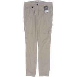 Rene Lezard Damen Stoffhose, beige, Gr. 36