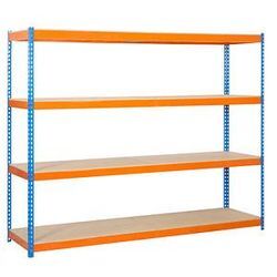 Simonrack Schwerlastregal ECOFORTE 1504-4 458100047201548 orange, blau 150,0 x 45,0 x 200,0 cm