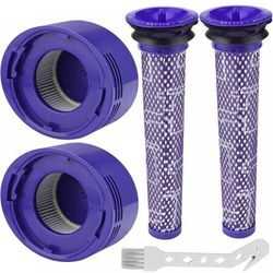 Filter für Dyson V8/V7, waschbare Ersatzfilter für Dyson V7/V8 Absolute und Animal Staubsauger, Staubsaugerzubehör für Dyson V8 mit 2