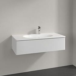 Villeroy und Boch Antao Waschtisch-Unterschrank K02000GF 98,8x25,6x49,3cm, ohne Frontstruktur, glossy white lacquer