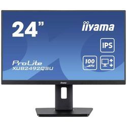 Iiyama ProLite XUB2492QSU-B1 LED-Monitor EEK F (A - G) 61 cm (24 Zoll) 2560 x 1440 Pixel 16:9 0.5 ms HDMI®, DisplayPort, USB 3.2 Gen 1, USB-C® USB 3.2 (Gen 1),