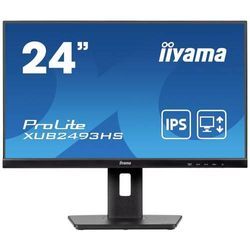 Iiyama ProLite XUB2493HS-B6 LED-Monitor EEK E (A - G) 60.5 cm (23.8 Zoll) 1920 x 1080 Pixel 16:9 0.5 ms HDMI®, DisplayPort, Kopfhörer (3.5 mm Klinke) IPS LED