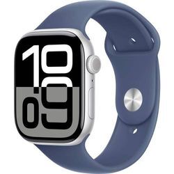 Apple Watch Series 10 GPS + Cellular 46 mm Aluminiumgehäuse Sport Band Denim S/M