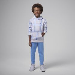 Jordan Brooklyn Essentials 2-teiliges Feiertage-Hoodie-Set (jüngere Kinder) - Blau