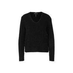 Marc Cain Pullover Damen Baumwolle strukturiert, schwarz