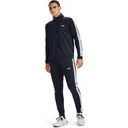 Trainingsanzug UNDER ARMOUR "UA EMEA TRACK SUIT", Herren, Gr. XXL, schwarz, Obermaterial: 100% Polyester, sportlich, schmal, Sportanzüge