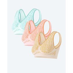 Seamless Bra "Leopard", 3er Pack