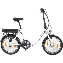 E-Bike ALLEGRO "Compact SUV 3 Plus 374" Gr. 42, weiß, E-Bikes, 42cm, 20 Zoll (50,80cm), Pedelec, Elektrofahrrad für Damen u. Herren