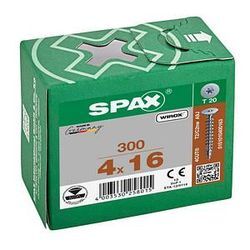 SPAX® Rückwandschrauben T20 Flachkopf WIROX 4 mm x 16 mm, 300 St.