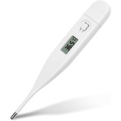 Aougo - Elektronisches Thermometer für Fieber, medizinisches Thermometer für Babys, Kinder und Erwachsene – rektale, axilläre und orale Messung –