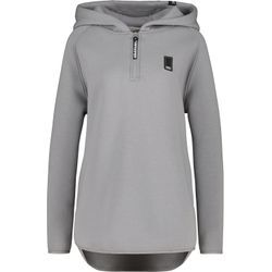 Kapuzensweatshirt ALIFE & KICKIN "Damen MaraAK N" Gr. L, grau (steal) Damen Sweatshirts Langer Hoodie Kapuzenpullover, Supersofter Pullover mit Kapuze