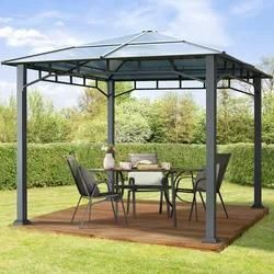 TOOLPORT Sunset 3x3 m Hardtop Gartenpavillon, ohne Seitenteile - (300167)