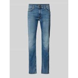 Regular Fit Low-Rise-Jeans mit Shaped-Beinverlauf Modell 'SJÖBO'