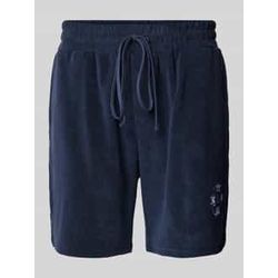 Regular Fit Shorts mit Motiv-Stitching