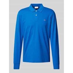 Regular Fit Poloshirt aus reiner Baumwolle Modell 'SHIELD'