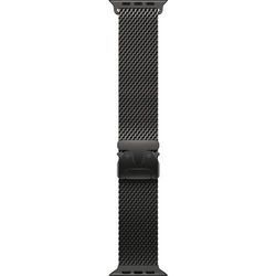 Apple Watch Milanaise Loop Armband 49 mm S Schwarz Watch Ultra 2, Watch Ultra, Watch Series 10, Watch Series 9, Watch Series 8, Watch Series 7, Watch Series 6,