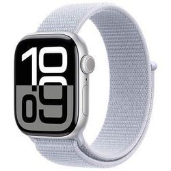 Apple Watch Series 10 42 mm Aluminium (GPS) Sport Loop blaue Wolke, silber