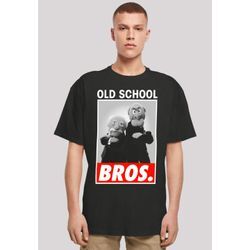 T-Shirt F4NT4STIC "Disney Muppets Old School Bros." Gr. XXL, schwarz Herren Shirts Premium Qualität