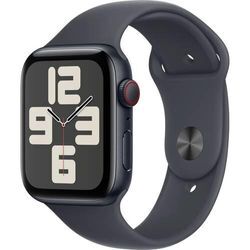 Apple Watch SE (2024) GPS + Cellular 44 mm Aluminiumgehäuse Sport Band Mitternacht S/M