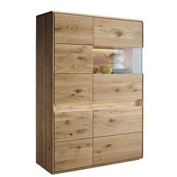 Highboard "Bassano" - Holzart: Kernbuche