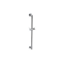 Brillantbad BELP Duschstange mit Halterung Messing Chrom 90x650x70 mm für Bad & WC >> zum Bohren