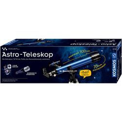 Teleskop KOSMOS "Astro-Teleskop", blau, Teleskope, Kinder, Aluminium, mit Aluminiumstativ