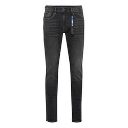 5-Pocket-Jeans BLEND "5-Pocket-Jeans BHTwister" Gr. 28, Länge 34, grau (denim grau) Herren Hosen