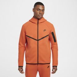 Nike Tech Windrunner Hoodie mit durchgehendem Reißverschluss (Herren) - Orange