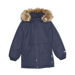 Winterjacke MINYMO "Winterjacke MISnow", Jungen, Gr. 104, blau (parisian night), Obermaterial: 100% Polyester PES., casual, regular fit, Jacken