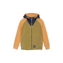 Fleecejacke COLOR KIDS "Fleecejacke COFleece" Gr. 140, braun (fennel seed) Mädchen, Jacken