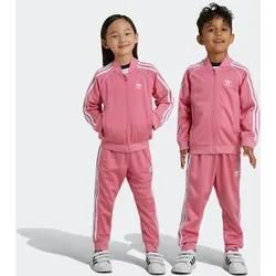 Trainingsanzug ADIDAS ORIGINALS "SST TRACKSUIT" Gr. 110, rosa (rose tone) Kinder Sportanzüge