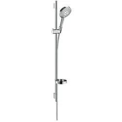 Brause-Set Hansgrohe Raindance Select S 120 3jet PowderRain Unica`S Puro 900 mm, 3 Strahlarten, Ø 125 mm, chrom - 27667000