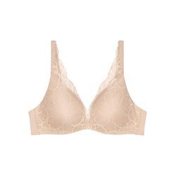 Triumph - Gefütterter Bügel-BH - Beige 090 - Body Make-up Illusion Lace - Unterwäsche für Frauen