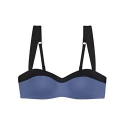 Triumph - Bikini Top gefüttert mit abnehmbaren Trägern - Blue 44C - Summer Glow - Bademode für Frauen