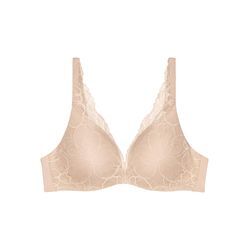 Triumph - Gefütterter Bügel-BH - Beige 080 - Body Make-up Illusion Lace - Unterwäsche für Frauen